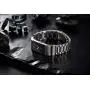 Fitbit Charge 2 Wrist Band,Shangpule Stainless Steel Metal Replacement Smart Watch Band Bracelet with Double Button Folding Clasp for Fitbit Charge 2 (Black)