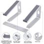 Standmit Laptop Stand Pro, Aluminum Computer Riser, Ergonomic Desktop Notebook Metal Holder Compatible with MacBook Air Pro,HP,Dell,Lenovo, More 10 11 12 13 14 15 15.6 16 Inch Laptops(Silver)