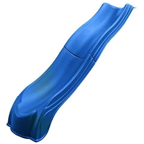 Swing-N-Slide Ws 5032 Olympus Wave Slide 2Piece Plastic Slide for 5 Decks, Blue