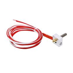 MK8 Extruder Hot End Part DIY Hotend 0.4mm Nozzle 12V 40W Heater Including for RepRap、CR 10 3D Printer 1.75mm Filament (unassembled)