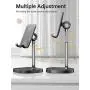 Cell Phone Stand, Angle Height Adjustable LISEN Phone Stand For Desk, Thick Case Friendly Phone Holder Stand For Desk, Compatible with All Mobile Phones,iPhone,Switch,iPad,Tablet(4-10in) Cell Phone Stand, Angle Height Adjustable LISEN Phone Stand For Desk, Thick Case Friendly Phone Holder Stand For Desk, Compatible with All Mobile Phones,iPhone,Switch,iPad,Tablet(4-10in)