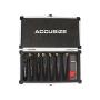 Accusize Industrial Tools 7 Pieces/Set 1/2 Indexable Carbide Turning Tool Set in Fitted Box, 2387-2004