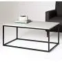 Walker Edison Modern Marble and Metal Frame Open Rectangle Coffee Accent Living Room Ottoman End Table, 42 Inch Walker Edison Modern Marble and Metal Frame Open Rectangle Coffee Accent Living Room Ottoman End Table, 42 Inch
