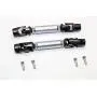 Thunder Tiger Kaiser XS Upgrade Parts Steel+Aluminum Front & Rear Main Drive Shaft (68mm-78mm) - 2Pcs Set Gray Silver Thunder Tiger Kaiser XS Upgrade Parts Steel+Aluminum Front & Rear Main Drive Shaft (68mm-78mm) - 2Pcs Set Gray Silver