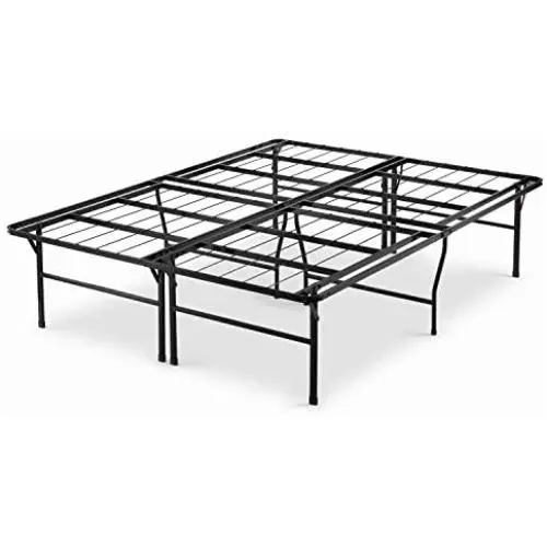 Zinus Casey 18-Inch SmartBase Mattress Foundation | 4'' High Extra for under bed storage | No box spring required | King,OLB-SB13-18K,Black Zinus Casey 18-Inch SmartBase Mattress Foundation | 4'' High Extra for under bed storage | No box spring required | King,OLB-SB13-18K,Black