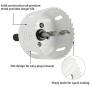 Patioer 15 Pcs Hole Saw Kit High Speed Steel M42 for Metal and Wood General Purpose 3/4'' to 2-1/2'' in Carrying Case