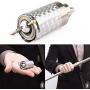 ZWIFEJIANQ Magic Pocket Staff Portable Martial Arts Metal Staff 110CM 150CM (Silver, 110cm) ZWIFEJIANQ Magic Pocket Staff Portable Martial Arts Metal Staff 110CM 150CM (Silver, 110cm)
