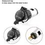 Cigarette Lighter Socket, Juerly 2PCS Universal 12V 120W Splitter Power Adapter Plug Outlet Parts for Car Boat Tractor Motorcycle Cigarette Lighter Socket, Juerly 2PCS Universal 12V 120W Splitter Power Adapter Plug Outlet Parts for Car Boat Tractor Motorcycle