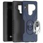 Topnow for LG K51 Case, LG Reflect Case, LG Q51 Case, [Military Grade] 12ft Drop Tested Rotatable Metal Ring Holder Compatible with Magnetic Car Kickstand Case for LG K51 (Blue)