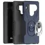 Topnow for LG K51 Case, LG Reflect Case, LG Q51 Case, [Military Grade] 12ft Drop Tested Rotatable Metal Ring Holder Compatible with Magnetic Car Kickstand Case for LG K51 (Blue)