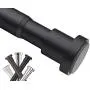BRIOFOX Tension Curtain Rod 43-73 Inches, Rust-Resistance Shower Curtain Rod for Windows or Doorways, Matte Black BRIOFOX Tension Curtain Rod 43-73 Inches, Rust-Resistance Shower Curtain Rod for Windows or Doorways, Matte Black