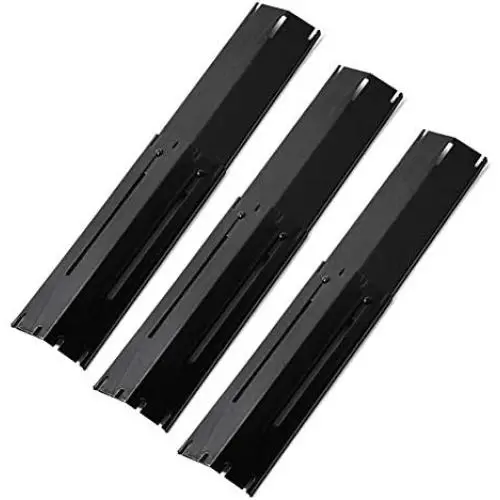 Broilmann Universal Adjustable Grill Heat Plate Replacement for Gas Grill, Porcelain Steel Heat Plate Shield, Flavorizer Bar, Extends from 11.75'' up to 21'' L (Pack of 3) Broilmann Universal Adjustable Grill Heat Plate Replacement for Gas Grill, Porcelain Steel Heat Plate Shield, Flavorizer Bar, Extends from 11.75'' up to 21'' L (Pack of 3)
