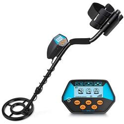 Tilswall Metal Detector Professional for Adults & Kids, High Accuracy Adjustable Metal Detector Waterproof with LCD Display, All Metal &Disc Mode, 8.5 Inch Lightweight Search Coil