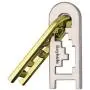 BePuzzled Keyhole Hanayama Cast Metal Brain Teaser Puzzle (Level 4) Puzzles For Kids & Adults Ages 12 & Up