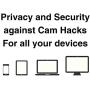 Foretra - Ultra Thin Metal Webcam Cover Privacy Slide for Your Laptop Tablet Avoid Camera Hacking and Protect Your Privacy 5-Pack (Black)