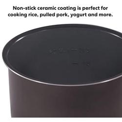 Genuine Instant Pot Ceramic Non-Stick Interior Coated Inner Cooking Pot - 6 Quart