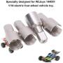 RC Differential Cups, 4Pcs 1:14 Scale Metal Remote Control Vehicle Differential Cups RC Truck Spare Parts for WLtoys 144001 1/14 RC Accessories Replacement (Metal )