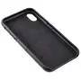 Dockem Wallet Case for iPhone X/XS: Built-in Metal Plate for Magnetic Mounting & 2 Credit Card Holders, 5.8'' Exec M2 Synthetic Leather (Black)