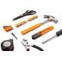 CARTMAN Orange 39-Piece Tool Set - General Household Hand Tool Kit with Plastic Toolbox Storage Case CARTMAN Orange 39-Piece Tool Set - General Household Hand Tool Kit with Plastic Toolbox Storage Case