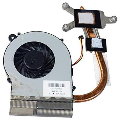 New CPU Cooling Fan with Heatsink for HP Compaq Pavilion G42 G62 Presario CQ42 CQ62 p/n:606609-001 3MAX2TATPD0 3MAX7TATP40 (for laptops with AMD processors, 3-wire connector)