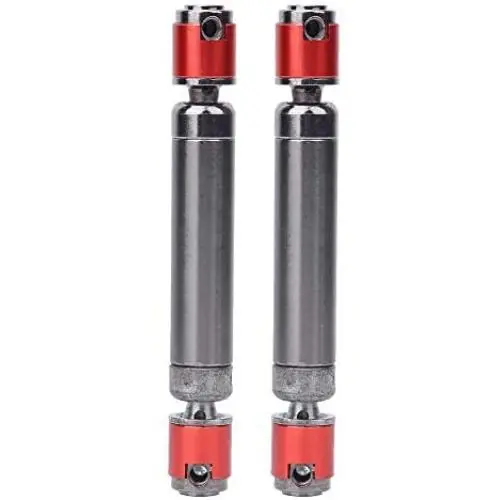 Tbest 2Pcs RC Drive Shaft, Metal Drive Shaft Rustproof Metal Drive Shaft for RC Crawler Car Tbest 2Pcs RC Drive Shaft, Metal Drive Shaft Rustproof Metal Drive Shaft for RC Crawler Car