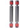 Tbest 2Pcs RC Drive Shaft, Metal Drive Shaft Rustproof Metal Drive Shaft for RC Crawler Car