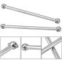 Drive Shaft 1/16, M5367 Metal Dog Bone Drive Shaft for RC Car Parts Truggy Buggy Short Course