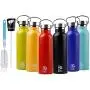 BOGI 20oz Double Wall Vacuum Insulated Stainless Steel Water Bottle-Scratch Resistance&Eco-Friendly for Outdoor Sports Yoga Camping+Straw Flip Cap,2 Straw&Cleaning Brush BOGI 20oz Double Wall Vacuum Insulated Stainless Steel Water Bottle-Scratch Resistance&Eco-Friendly for Outdoor Sports Yoga Camping+Straw Flip Cap,2 Straw&Cleaning Brush