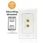 Mediabridge Speaker Wall Plate w/Binding Posts (1 Pair) - Limited TIME Offer: Free Low Voltage Metal Mounting Bracket (1-Gang) - Binding Post 2-Piece Inset Wall Plate for 1 Speaker (Part# WP1-BPX1) Mediabridge Speaker Wall Plate w/Binding Posts (1 Pair) - Limited TIME Offer: Free Low Voltage Metal Mounting Bracket (1-Gang) - Binding Post 2-Piece Inset Wall Plate for 1 Speaker (Part# WP1-BPX1)