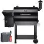 Z Grills ZPG-7002B 2020 Upgrade Wood Pellet Grill & Smoker, 8 in 1 BBQ Grill Auto Temperature Controls, inch Cooking Area, 700 sq in Black Z Grills ZPG-7002B 2020 Upgrade Wood Pellet Grill & Smoker, 8 in 1 BBQ Grill Auto Temperature Controls, inch Cooking Area, 700 sq in Black