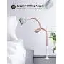 Gooseneck Bed Phone Holder Mount - Lamicall Flexible Long Arm Clip Clamp for Desk, Bendy Lazy Arm Bracket, Overhead Mount Stand Compatible with Phone 12 Mini 11 Pro Xs Max XR X 8 7 6 Plus - Rose Gold