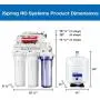 iSpring RCC7AK, NSF Certified, 6-Stage Superb Taste High Capacity Under Sink Reverse Osmosis Drinking Water Filter System with Alkaline Remineralization-Natural pH, White
