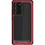 Ghostek Atomic Slim Note 20 Case Clear Mystic with Red Protective Aluminium Bumper Heavy Duty Protection with Rugged Military Grade Shockproof Design Cover for 2020 Galaxy Note20 5G (6.7 Inch) - (Red)
