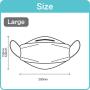 [50 Pack] KF 94 Face Mask for Adult, Protective Mask, H.A.C Plus [Made in KOREA]