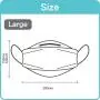 [50 Pack] KF 94 Face Mask for Adult, Protective Mask, H.A.C Plus [Made in KOREA]