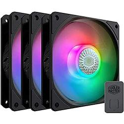 Cooler Master SickleFlow 120 V2 ARGB 3N1 Pack - Controller Included, ARGB Motherboard Compatible, Translucent Air Balance Blades, 62 CFM, 2.5 mmH2O, 8 to 27 dBA - ARGB