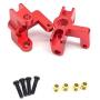 Gravo Metal Steering Swing Arm Base C Rear Hub Seat Assembly Upgrade Parts for Wltoys 144001 1/14 RC Car,Red