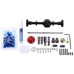 JVSISM Metal Rear Axle Bridge Kit Replacement for WPL B14 B24 C14 C24 D12 RC Car DIY Parts Accessories