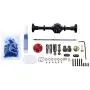 JVSISM Metal Rear Axle Bridge Kit Replacement for WPL B14 B24 C14 C24 D12 RC Car DIY Parts Accessories
