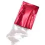 QQ Studio 100 PCS Metallic Mylar Foil Open Top Sealable Bags (6x9cm (2.3x3.5''), 100x Red)
