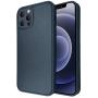 Phone Case Cover and Magnetic Leather Wallet Card Holder (Blue, iPhone 12 Mini)