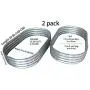 Raised Garden Bed 2-Pack Metal Elevated Planter for Vegetable Flower Herb (5 ft.)