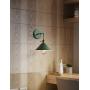 iYoee Wall Sconce Lamps Lighting Fixture with on Off Switch,Green Macaron Wall lamp E26 Edison Copper lamp Holder with Frosted Paint Body Bedside lamp Bathroom Vanity Lights
