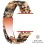 YGTIECS Resin Apple Watch Band Compatible with Apple Watch 42mm/44mm, top Resin Combine with Stainless Steel Connector for iwatch Band Series 6 5 4 3 2 1 for Women and Men-Brown Tortoise YGTIECS Resin Apple Watch Band Compatible with Apple Watch 42mm/44mm, top Resin Combine with Stainless Steel Connector for iwatch Band Series 6 5 4 3 2 1 for Women and Men-Brown Tortoise
