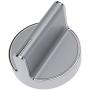 W10594481 Range Replacement Knobs - Stainless Steel Cooker Stove Control knobs (5 Pack) - Compatible with Whirlpool WPW10594481, AP6023301, 3281332, W10594481, W10698166, PS1175