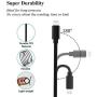 [Apple MFi Certified] Aux Cord for iPhone, Lightning to 3.5mm Aux Cable for Car Compatible with iPhone 11/11 Pro/XS/XR/X/8/7/6/iPad/iPod to Car/Home Stereo, Speaker, Headphone (3.3FT, Black)