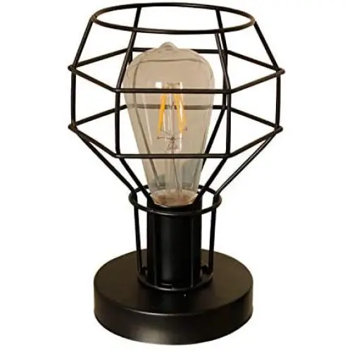 Magland Small Lamp Retro Industrial Lamps Metal Shade Table Lamp Black UL Listed Magland Small Lamp Retro Industrial Lamps Metal Shade Table Lamp Black UL Listed