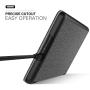 MoKo Case Fits Kindle Paperwhite (10th Generation, 2018 Releases), Lightweight PU Leather Cover Stand Shell with Hand Strap for Amazon Kindle Paperwhite 2018 E-Reader - Gray
