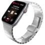 KADES Compatible for Apple Watch Band 42mm, Link Bracelet for Apple Watch Band 44mm Series 5 Series 4 iwatch Bands 42mm with Butterfly Clasp (Silver)