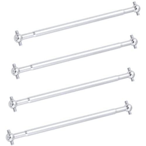 Hobbypark (4-Pack) 08029 Metal Steel 90mm Front/Rear Dog Bone for Volcano Epx/epx PRO 1/10 Electric RC Off Road Monster Truck Upgrade Parts Sliver